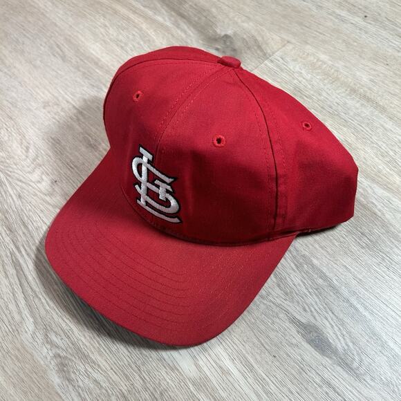 VTG St Louis Cardinals Snapback Hat MLB Baseball Twins Enterprise Red Cap - Picture 8 of 8